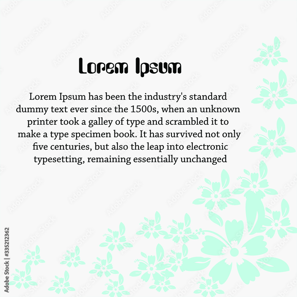 The illustration is a background of flowers for your text. Gentle background for project, business, presentation. The illustration is a background of flowers for your text. Gentle background for project, business, presentation.