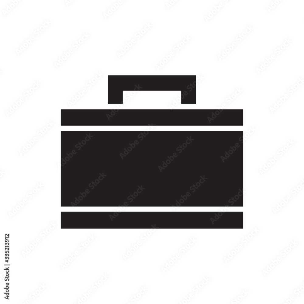 Briefcase vector icon, simple sign for web site and mobile app. Briefcase vector icon, simple sign for web site and mobile app.