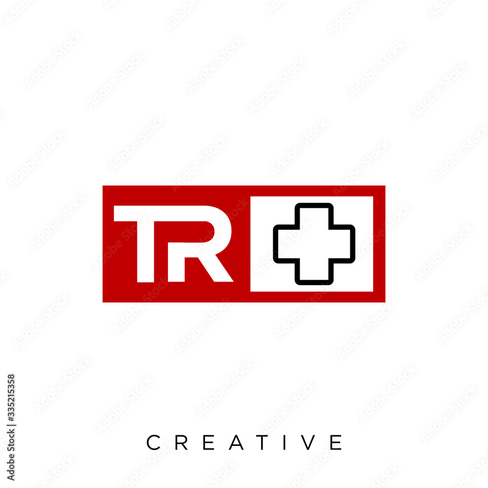 tr logo design vector icon