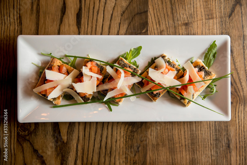 Bruschetta with olive and g...