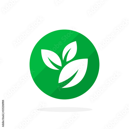 Vector Plant Based Icon Three Color