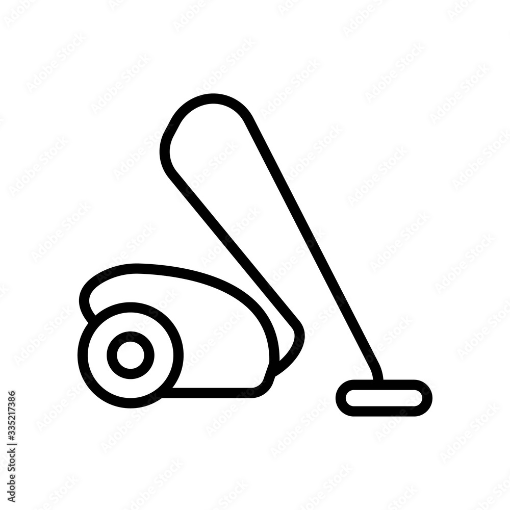 Vacuum cleaner icon vector illustrationa Vacuum cleaner icon vector illustrationa