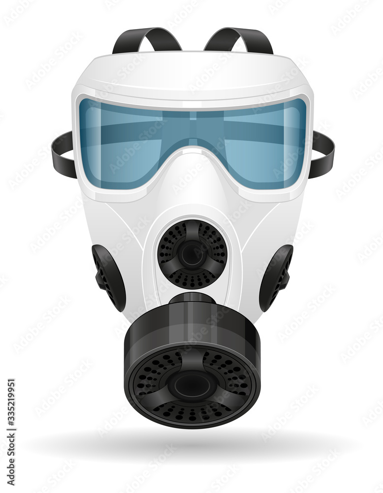 respirator breathing mask for protection against diseases and infections transmitted by airborne droplets stop virus vector illustration respirator breathing mask for protection against diseases and infections transmitted by airborne droplets stop virus vector illustration