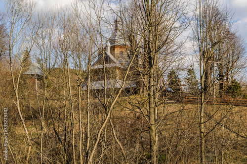 Fototapeta Naklejka Na Ścianę i Meble -  Cerkiew Rabe pw. św Rodziny - Bieszczady 