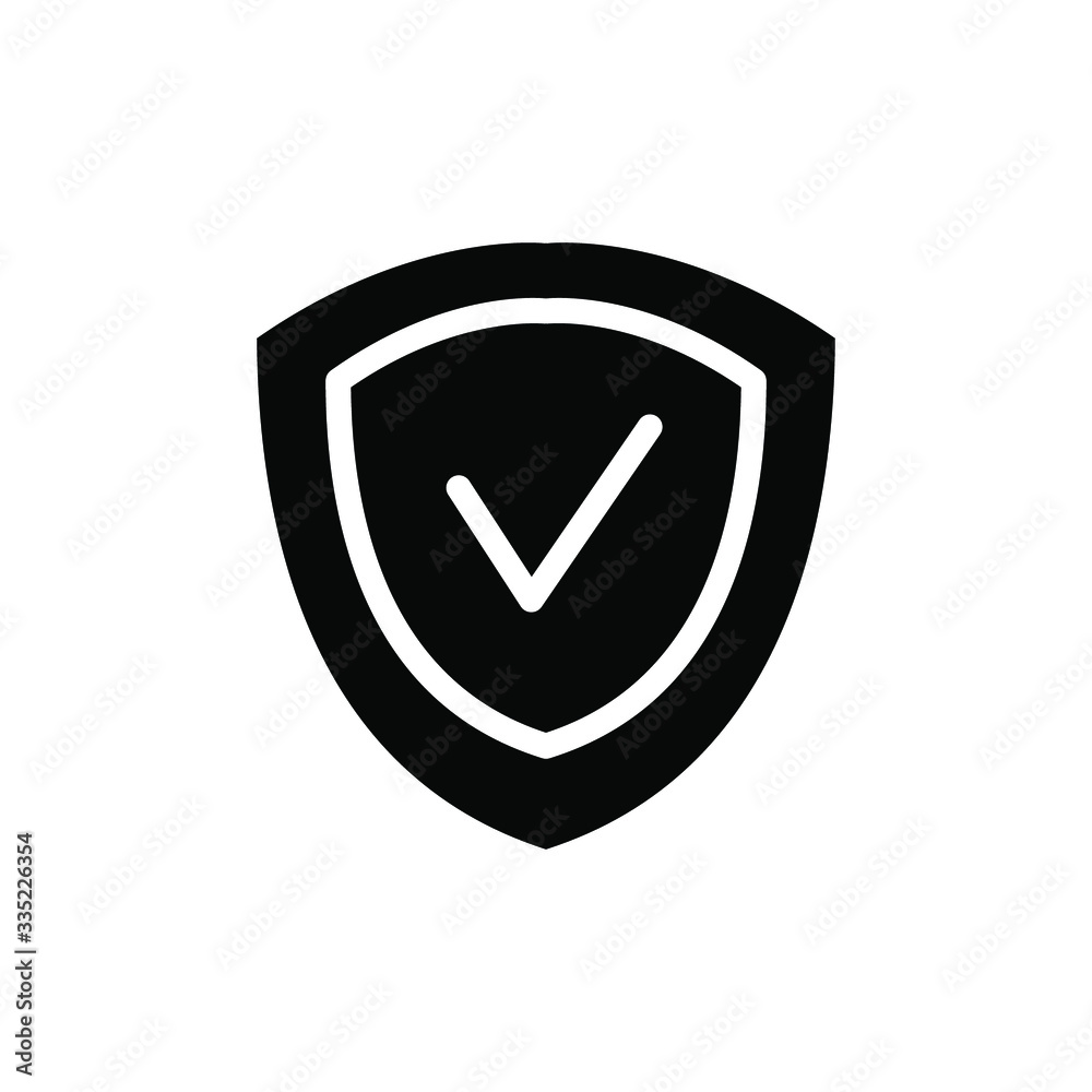 Shield Icon , Template Logo Design Emblem Isolated , Protect Virus Outline Solid Background White
Shield Icon , Template Logo Design Emblem Isolated , Protect Virus Outline Solid Background White