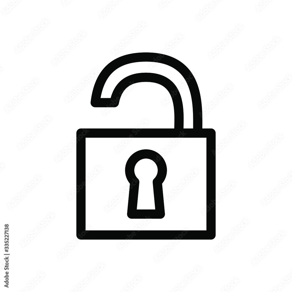 Padlock Icon , Security Vector Emblem Isolated Illustration , Outline Solid Background White , Template Design Simple Password
Padlock Icon , Security Vector Emblem Isolated Illustration , Outline Solid Background White , Template Design Simple Password