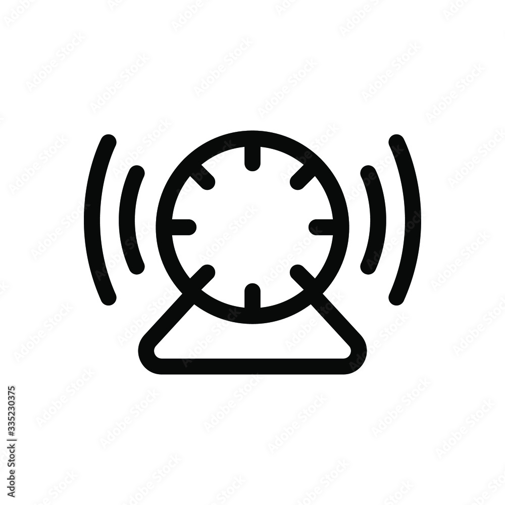 Alarm Icon Design, Clock Sound Emblem Isolated Illustration , Template Logo Vector Outline Solid Background White
Alarm Icon Design, Clock Sound Emblem Isolated Illustration , Template Logo Vector Outline Solid Background White