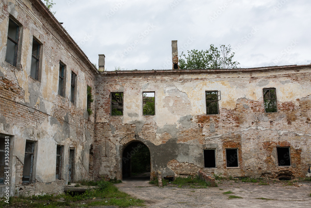 Ruined old Klevan castle, Rivne oblast. Ukraine