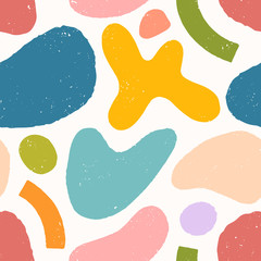Wandcirkels Kinderkamer patronen Organische vormen en lijnen abstract  © Xenia Artwork 