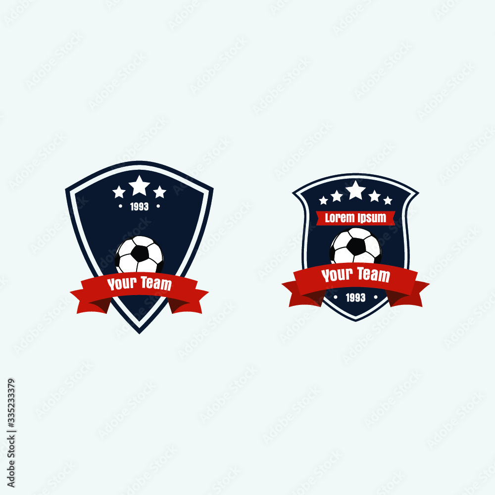 Fototapeta premium soccer football club logo badge for your team
