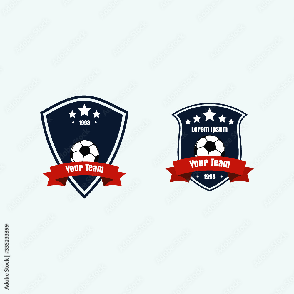 Fototapeta premium soccer football club logo badge for your team