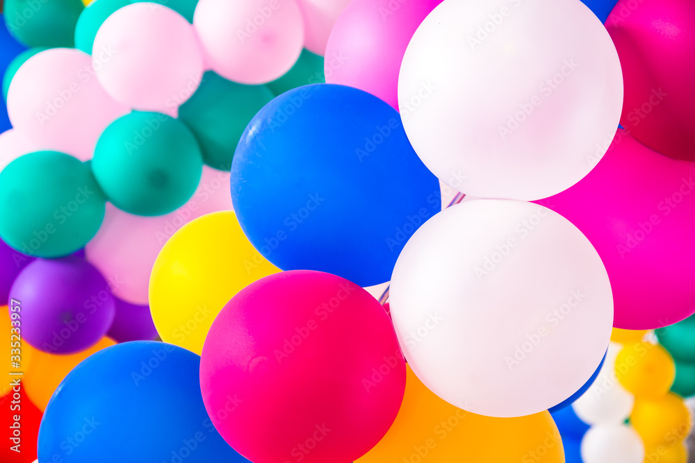 custom made wallpaper toronto digitalbright bunch of Colorful balloons. Background, picture for add text message or backdrop graphic design.