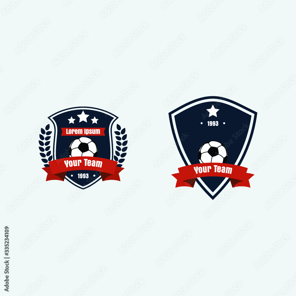Fototapeta premium soccer football club logo badge for your team