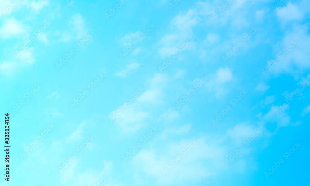 Fototapeta premium blue sky with beautiful natural white clouds