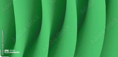 Abstract background with dynamic effect. Optical illusion of distortion of space. Modern pattern. 3d vector illustration for design.
