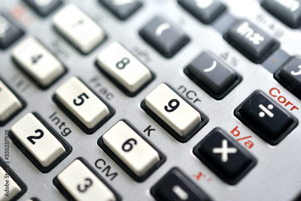 scientific calculator , conceptual and science concept scientific calculator , conceptual and science concept