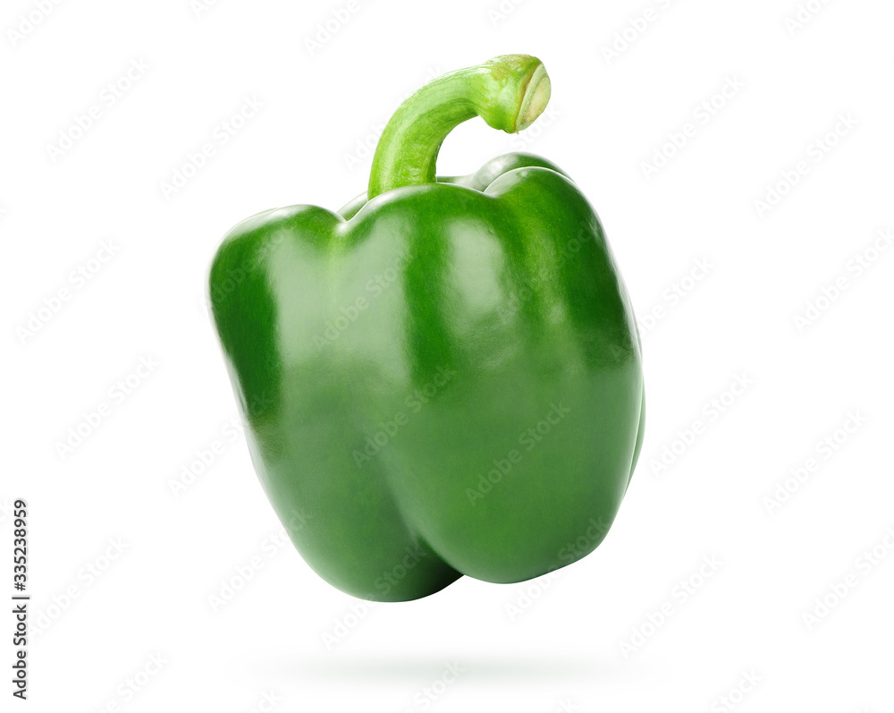 Green Pepper isolated on white background Green Pepper isolated on white background