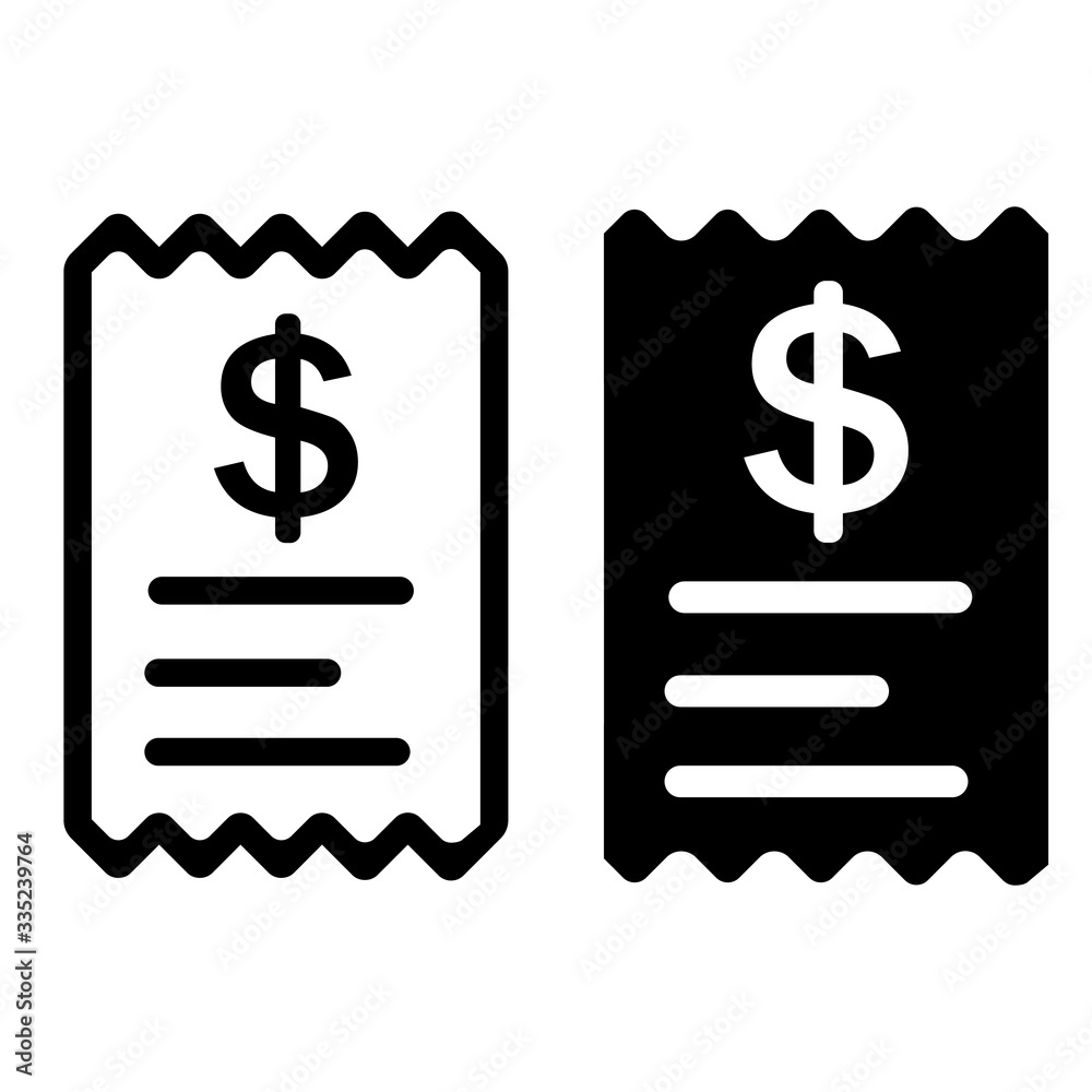receipt vector icon. Designed for web and software interfaces.
receipt vector icon. Designed for web and software interfaces.
