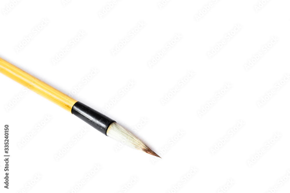 Abstract calligraphy brush on white background. picture for add text or greeting card chinese new year. Chinese traditional painting text Abstract calligraphy brush on white background. picture for add text or greeting card chinese new year. Chinese traditional painting text