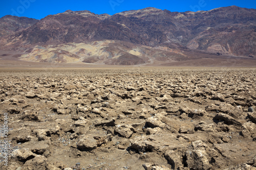 California / USA - August 22, 2015: The landscape in Death Valley National Park, California, USA