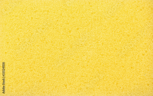 Yellow sponge texture background photo