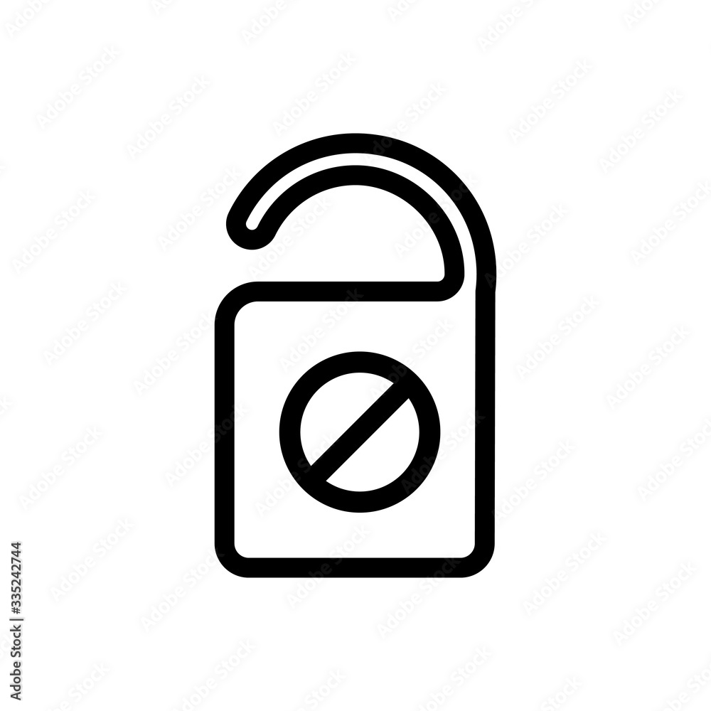 Doorknob outline icon. Symbol, logo illustration for mobile concept and web design. Doorknob outline icon. Symbol, logo illustration for mobile concept and web design.
