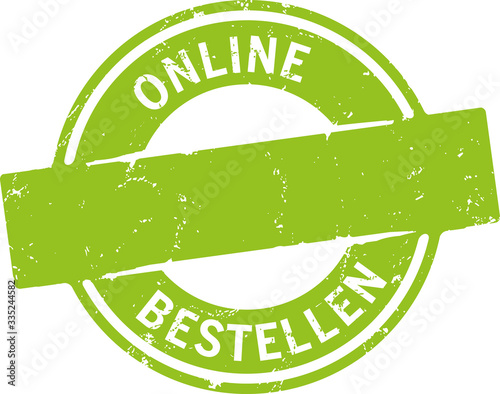 siegel grüner Button online bestellen mit Freiraum für Website
