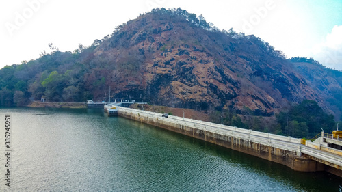 Water Reservoir Mattupetty Dam Munnar Kerala India photo