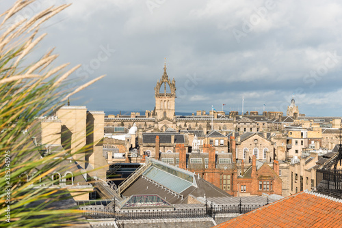 Vista della città di Edinburgo, Scozia