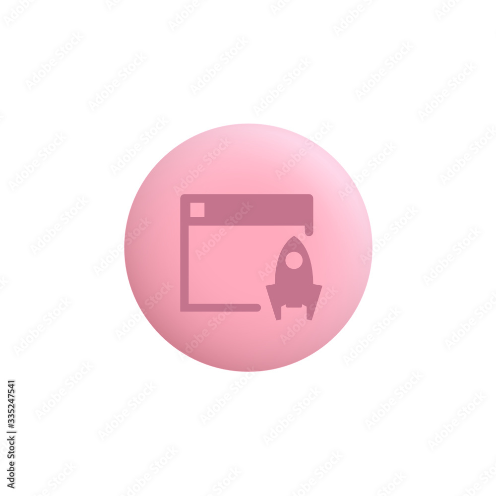 Launch - Modern App Button Launch - Modern App Button