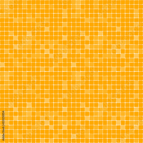 Simple repeated pattern of bright yellow resquare tiles