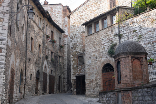 Fototapeta Naklejka Na Ścianę i Meble -  Gubbio, historic city in Umbria, Italy