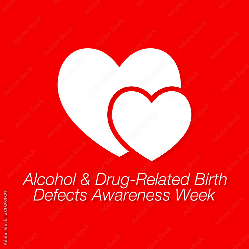 Vector illustration on the theme of National Alcohol and other drug related Birth defects awareness week observed each year during the month of May. Vector illustration on the theme of National Alcohol and other drug related Birth defects awareness week observed each year during the month of May.