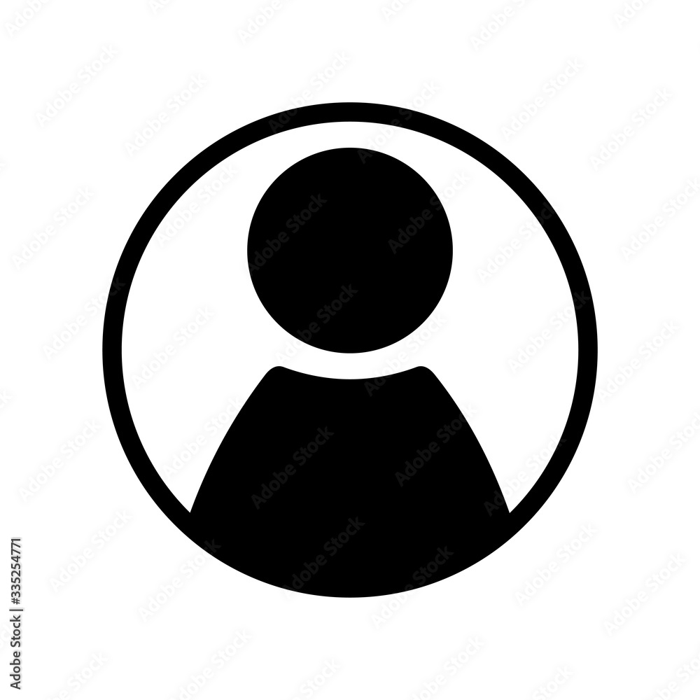 User man avatar icon profile symbol isolated for web User man avatar icon profile symbol isolated for web