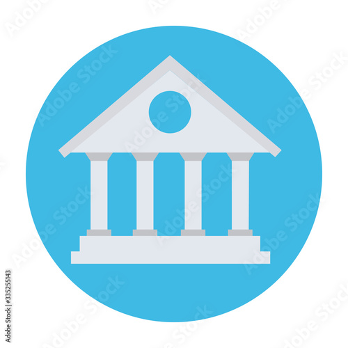 bank icon building vector illustration banking icon