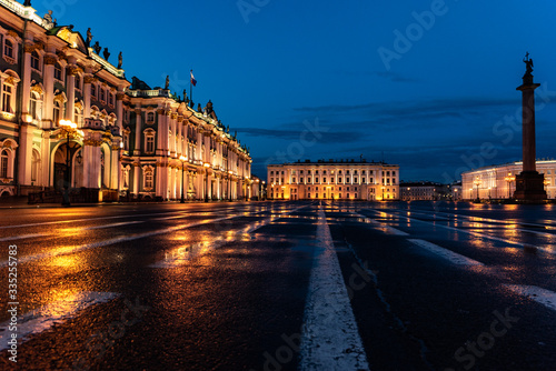 Canvas Print Empty city - Пустой город