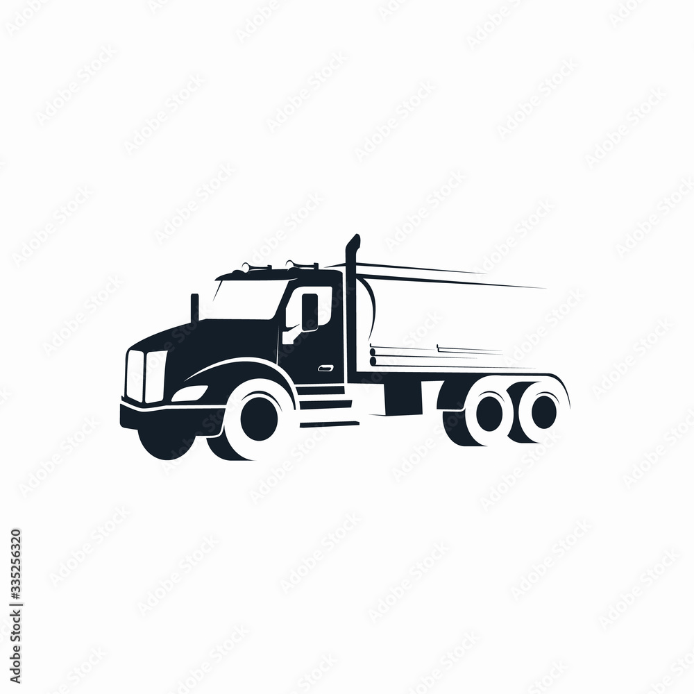 tanker truck logo black silhouette tanker truck logo black silhouette