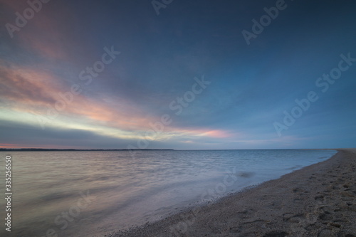 Sunset on the beach