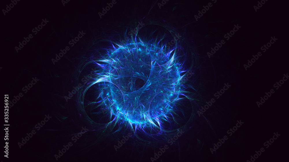 3D rendering abstract fractal light background 3D rendering abstract fractal light background