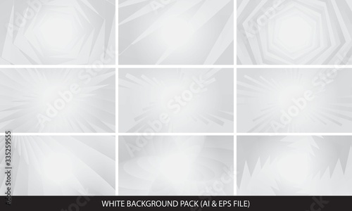 White Background Abstract Geometric Vector Illustration. You can use this white background template for website user interface. © WayanStudio