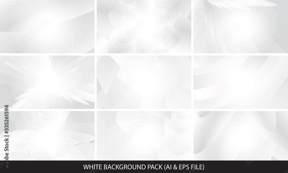 Fototapeta premium White Background Abstract Geometric Vector Illustration. You can use this white background template for website user interface.
