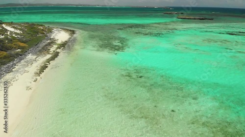 Drone footage at emerald sea (Mer d'emeraude) in madagascar photo