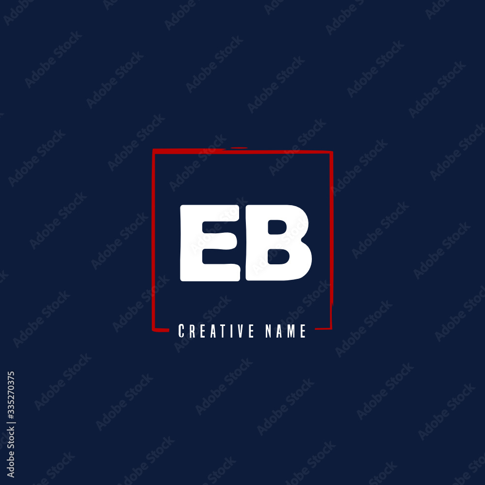 E B EB Initial logo template vector. Letter logo concept E B EB Initial logo template vector. Letter logo concept