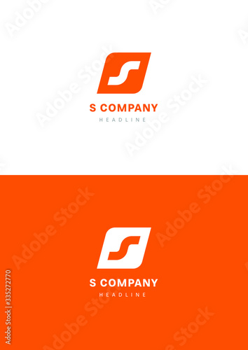 S corp company logo template.