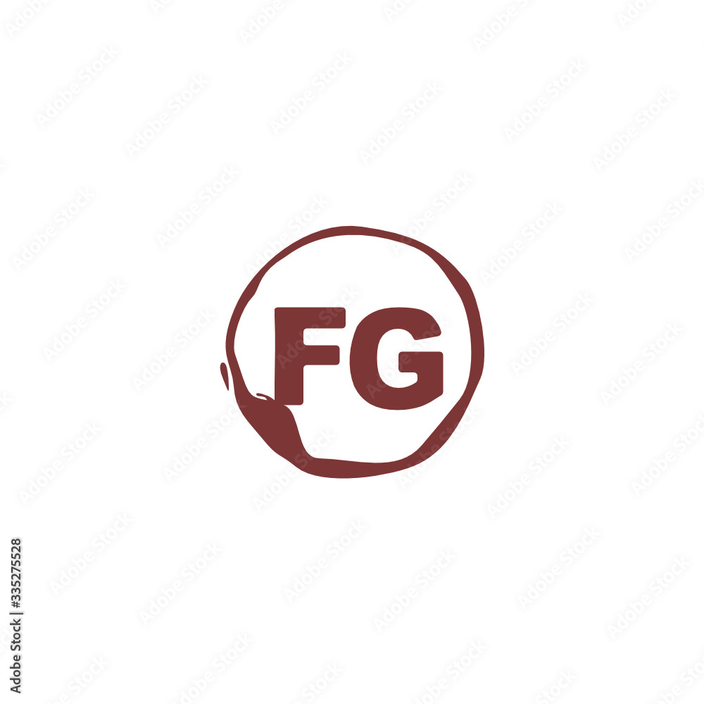 F G FG Initial logo template vector. Letter logo concept F G FG Initial logo template vector. Letter logo concept