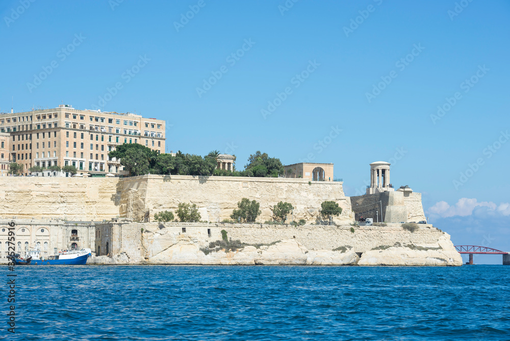 Malta / Malta 09/30/2015.Siege Bell War Memorial, Valletta, Malta