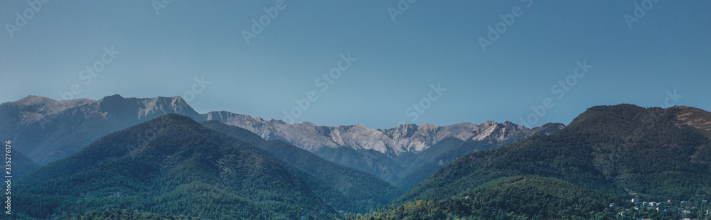 Fototapeta premium panorama of mountains
