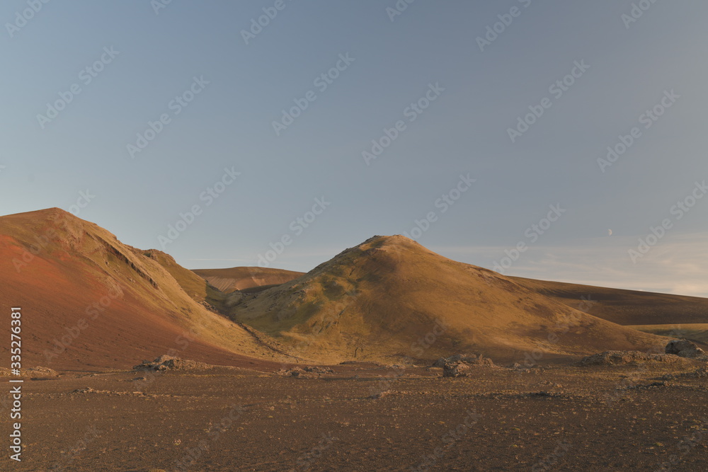 desert landscape in Iceland