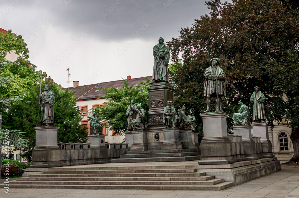 Obraz premium Monument to Martin Luther