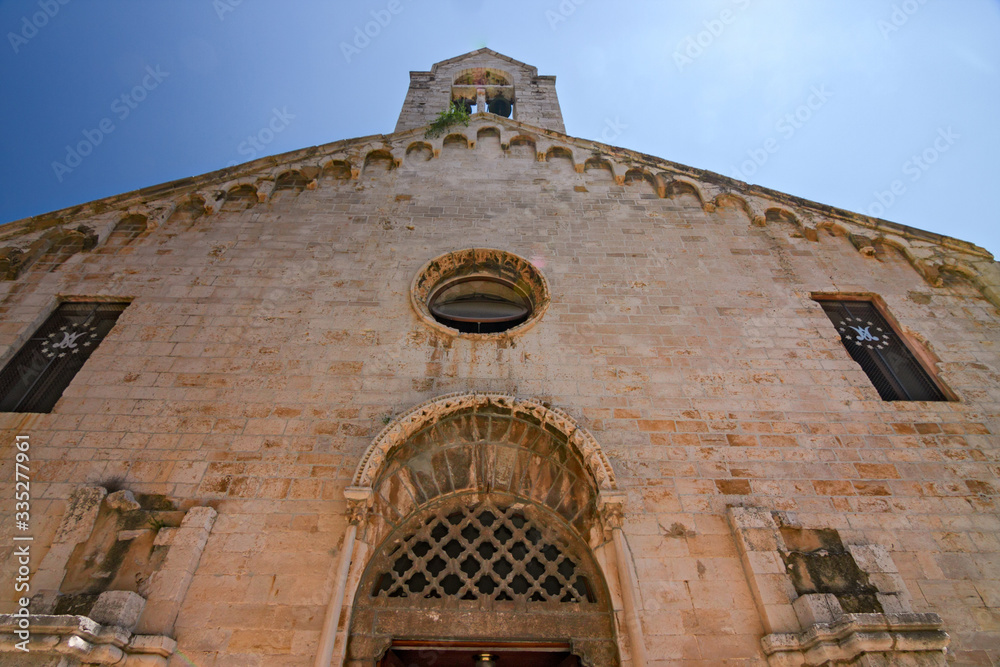 A church in Trani in Puglia, Italy.